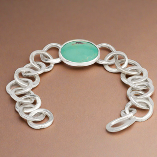 Bracelet Laredo Turquoise Sterling Silver Handmade Women Jewelry