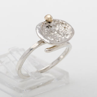 Bague Trevi Or et Argent Sterling Ajustable Bijou Fait Main