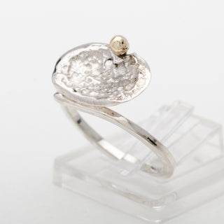 Bague Trevi Or et Argent Sterling Ajustable Bijou Fait Main