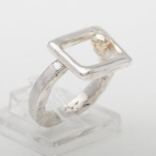 Bague Or et Argent Sterling Domino Bijou Fait Main