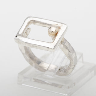Bague Or et Argent Sterling Domino Bijou Fait Main
