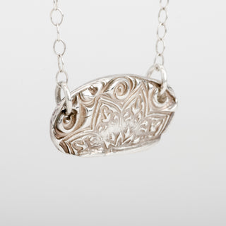 Pendant Crown Fine Silver Handmade Jewelry