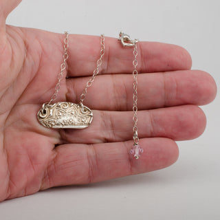 Pendant Crown Fine Silver Handmade Jewelry