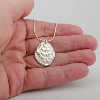 Pendant Necklace Spring Buds Fine Silver Women Jewelry