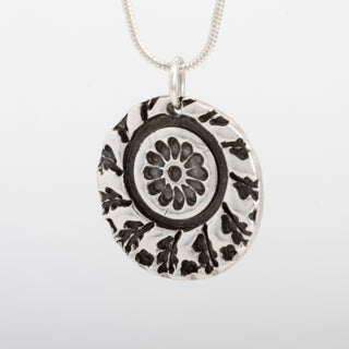 Pendant Necklace Vega Fine Silver Handmade Jewelry
