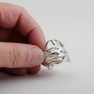 Silver Ring Adjustable Laguna Sterling Handmade Jewelry