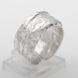 Silver Ring Adjustable Magma 925 Sterling Handmade Jewelry