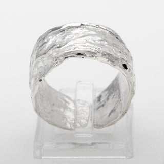 Silver Ring Adjustable Magma 925 Sterling Handmade Jewelry