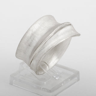 Silver Ring Adjustable Scoop 925 Sterling Handmade Jewelry