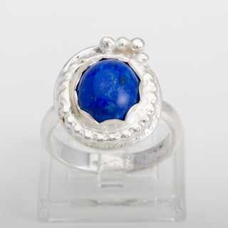 Silver Ring Kuni Lapis Lazuli Gemstone Jewelry
