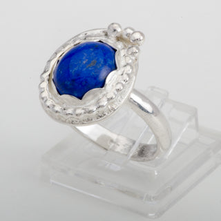 Silver Ring Kuni Lapis Lazuli Gemstone Jewelry