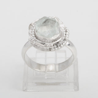 Silver Ring Mara Aquamarine Gemstone Jewelry