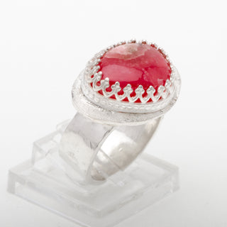 Silver Ring Victoria Rhodonite Gemstone Jewelry