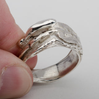 Silver Ring Kofi 925 Sterling Handmade Men Jewelry