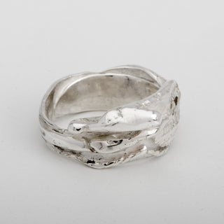 Silver Ring Kofi 925 Sterling Handmade Men Jewelry