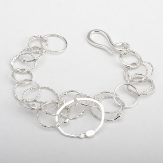 Bracelet Mikado Sterling Silver Handmade Women Jewelry