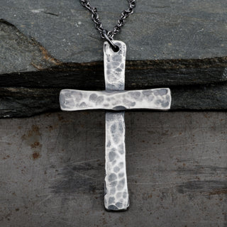 Cross Tradition Pendant Necklace Sterling Silver Large Jewelry