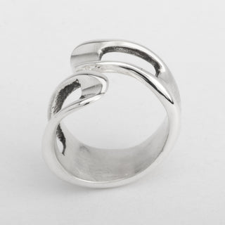Silver Ring Adjustable Twister 925 Sterling Handmade Jewelry