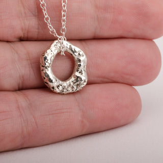 Pendant Necklace Eyeglass Holder Sterling Silver Handmade Jewelry