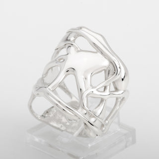 Silver Ring Adjustable Libra Sterling Handmade Women Jewelry
