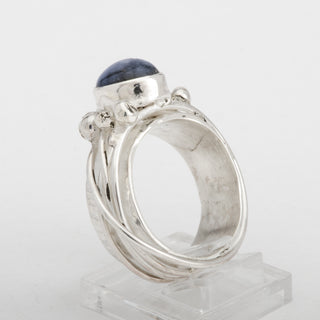 Silver Ring Tundra Labradorite Gemstone Jewelry