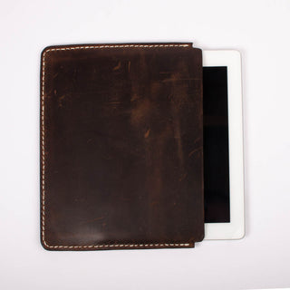 Leather iPad Tablet Laptop Sleeve Case Hand Stitched Handmade